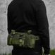 Сумка - підсумк тактична поясна Tactical військова, сумка нагрудна з ременем 5 літрів EV-103 кордура хакі