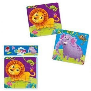 Мʼякі пазли 2в1 "Foam Puzzle: Зоопарк"