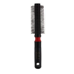 Щітка-брашинг для укладання волосся кругла QPI Professional Brush 21 см, чорна