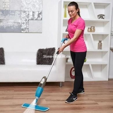 Швабра з розпилювачем Water Spray Mop, Швабра спрей з розпилювачем та ємністю для води. WP-712 Колір: синій