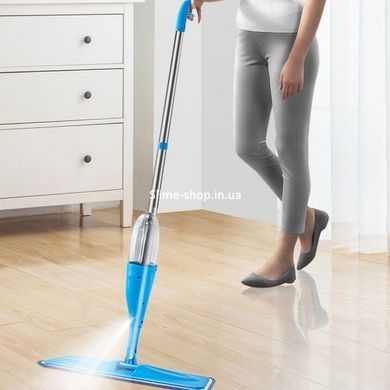 Швабра з розпилювачем Water Spray Mop, Швабра спрей з розпилювачем та ємністю для води. WP-712 Колір: синій