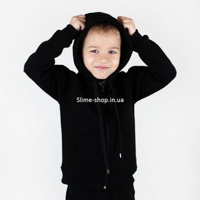 Костюм дитячий на блискавці тринитка Deep Black