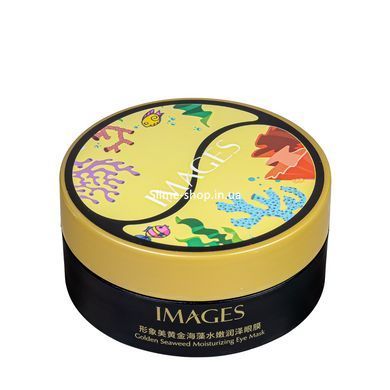 Патчі під очі зволожуючі Images Golden Seaweed з екстрактом водоростей 60 шт XXM93288