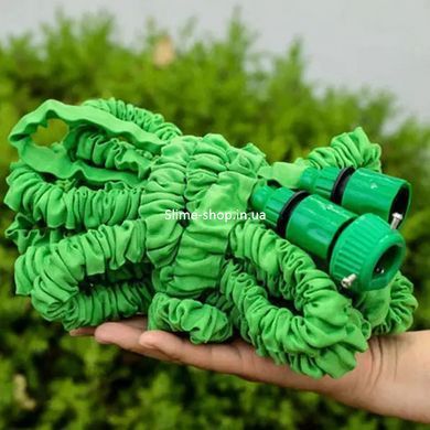 Шланг садовый Magic Hose 30.0м с РАСПЫЛИТЕЛЕМ (6 режимов). PJ-307 Цвет: зеленый