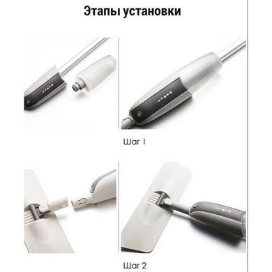 Швабра з розпилювачем Water Spray Mop, Швабра спрей з розпилювачем та ємністю для води. TI-164 Колір: сірий