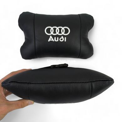 Подарок автолюбителю Audi / Ауді, Подголовник для авто, Подушки на кресло в авто, AP-674 Подарок водителю