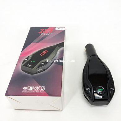 Фм трансмітер для авто з блютуз FM MOD. X7 BT, Fm модулятори трансмітер, Трасмітер QM-837 для автомобіля