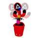Інтерактивна дитяча іграшка танцюючий кактус Гра в кальмара співає танцює світиться OJ-516 на акумуляторі