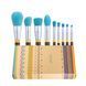 Набор кистей для макияжа Docolor Boho Bamboo Brush Set 9 шт