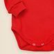 Боди из ткани в рубчике красного цвета Red