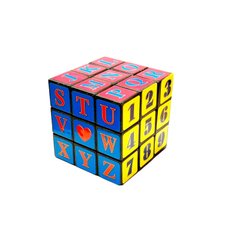 Кубик Рубика с цифрами и буквами Toys 3х3х3