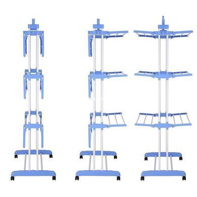 Вішалка телескопічна стійка Garment Rack, Відкрита вішалка для одягу, Переносна вішалка YB-562 для одягу