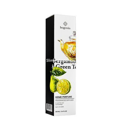 Аромадиффузор для дома Bogenia Bergamote & Green Tea парфюмированный BG360.005, 100 мл