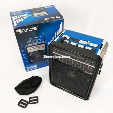 Fm аккумуляторный радио приемник в ретро стиле GOLON RX-9100, Радиоприемник SI-909 широкого диапазона