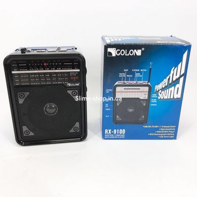 Fm аккумуляторный радио приемник в ретро стиле GOLON RX-9100, Радиоприемник SI-909 широкого диапазона