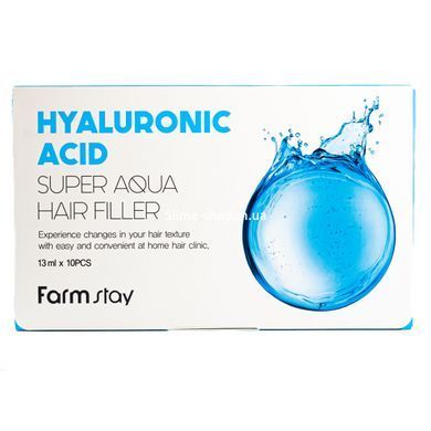 Філер для волосся FarmStay Hyaluronic Acid зволожуючий 13 мл