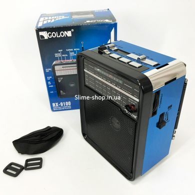 Fm аккумуляторный радио приемник в ретро стиле GOLON RX-9100, Радиоприемник SI-909 широкого диапазона