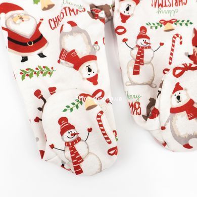 Новогодний Человечек для малышей с начесом Santa