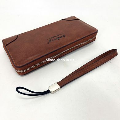 Кошелек для путешествий Baellerry leather brown, Горизонтальный кожаный кошелек, Кошелек IP-203 для карточки
