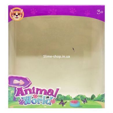 Ігрова фігурка "Animal world", песик сірий