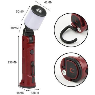 Лампа для кемпінгу для подорожей WORKLIGHT-072-XPE 10W, Кемпінговий GV-660 складаний ліхтар