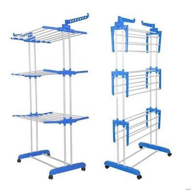 Вішалка телескопічна стійка Garment Rack, Відкрита вішалка для одягу, Переносна вішалка YB-562 для одягу