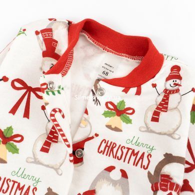Новогодний Человечек для малышей с начесом Santa