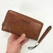 Кошелек для путешествий Baellerry leather brown, Горизонтальный кожаный кошелек, Кошелек IP-203 для карточки