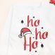 Піжама дитяча з начосом зі святковим принтом Christmas Ho ho