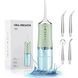 Іригатор для чищення зубів та порожнини рота Oral Irrigator з акумулятором та змінними насадками. QO-237 Колір: зелений