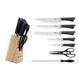 Ніж сталь кухонний UNIQUE UN-1837, Хороші кухонні ножі для DU-289 побутового використання