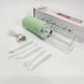Іригатор для чищення зубів та порожнини рота Oral Irrigator з акумулятором та змінними насадками. QO-237 Колір: зелений