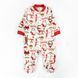 Новогодний Человечек для малышей с начесом Santa