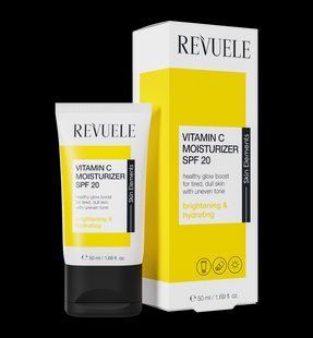 Крем для лица увлажняющий с витамином С дневной Revuele Vitamin C SPF20, 50 мл