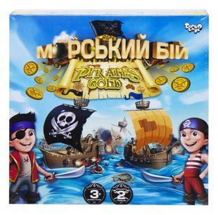 Настольная развлекательная игра "Морской бой. Pirates Gold", укр