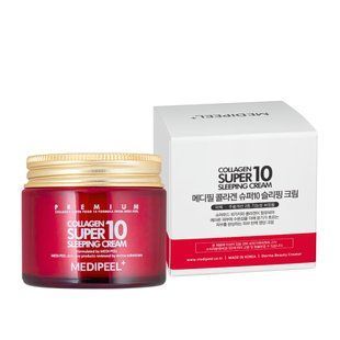 Крем для лица омолаживающий ночной Medi-Peel Collagen Super10 Sleeping Cream 70 мл