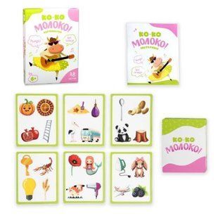Карточная развивающая игра "Ко-ко Молоко" (укр)