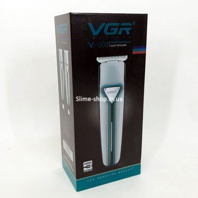 Стильна машинка для стрижки VGR V-008 Pro, Тример для скронь, Машинка для стрижки XO-987 волосся бездротове