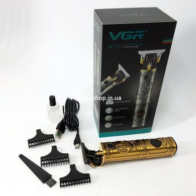 Триммер беспроводной VGR V-097, Моющаяся машинка для стрижки, Машинка для стрижки ZK-281 волос прочная