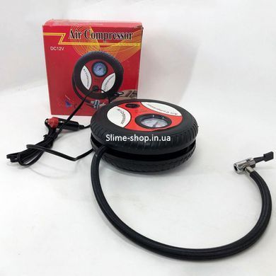 Компрессор для авто 12V Air Compressor DC12V, Насос компрессор портативный 12 MZ-169 в dc
