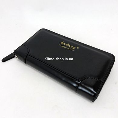 Портмоне чоловіче Baellerry leather black, Вертикальний гаманець, Гаманець брендовий QD-322 подарунок чоловікові