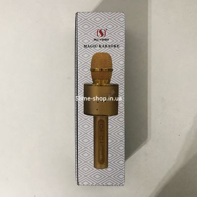 Бездротовий Bluetooth Мікрофон для Караоке Мікрофон DM Karaoke Y 68+BT. LO-973 Колір: чорний