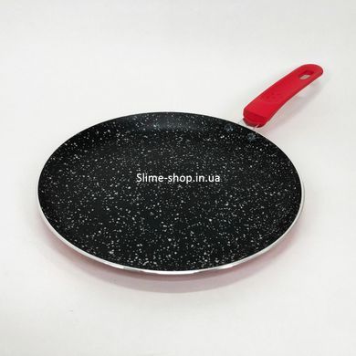 Эмалированная сковорода для жарки на гриле Con Brio CB-2424 24 см, Сковородка ZJ-121 для приготовления