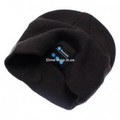 Портативная колонка ШАПКА с bluetooth наушниками SPS Hat BT True. FM-177 Цвет: черный