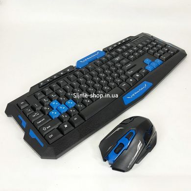 Клавиатура с мышкой HK-8100, игровая клавиатура и мышь для пк, беспроводная клавиатура LT-892 и мышь