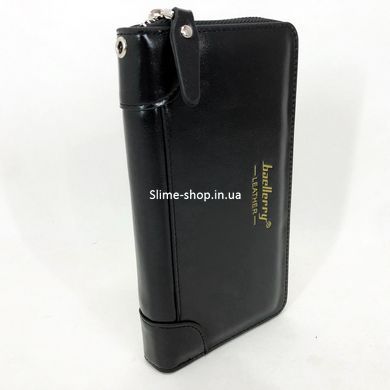 Портмоне чоловіче Baellerry leather black, Вертикальний гаманець, Гаманець брендовий QD-322 подарунок чоловікові