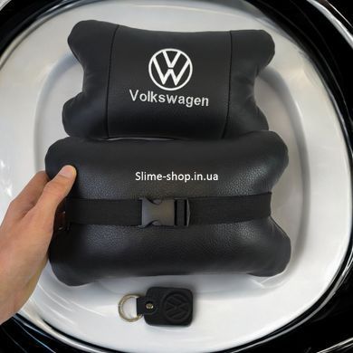 Автомобильная подушка в подарок Volkswagen, Подарок подушка дорожная, Подушка подголовник RZ-352 в подарок