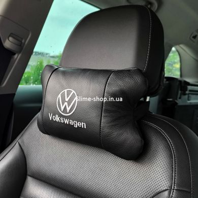Автомобильная подушка в подарок Volkswagen, Подарок подушка дорожная, Подушка подголовник RZ-352 в подарок