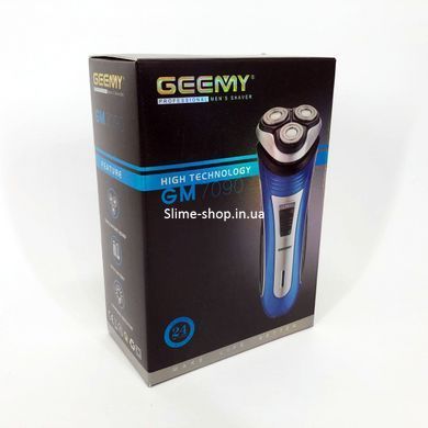 Чоловічий набір для стрижки волосся акумуляторний GEEMY GM-7090, Електробритва BS-947 портативна бритва