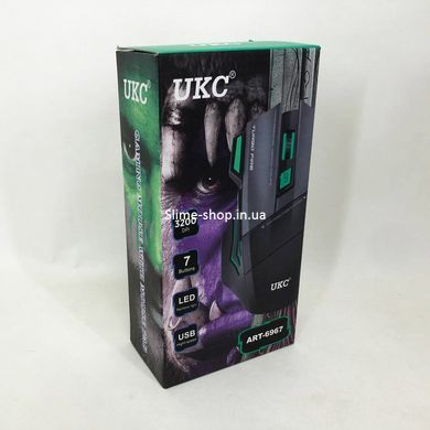 Мишка провідна ігрова UKC 6967 DV-424 з килимком
